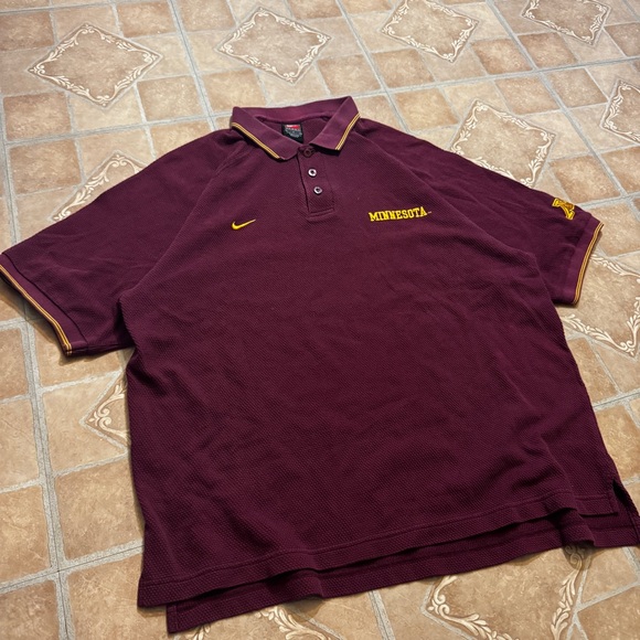 Nike Other - Vintage Nike Team Minnesota Golden Gophers Polo Shirt - Men's Large